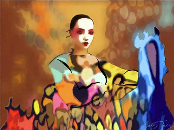 Sexual Indifference — narrative painting by Gabby Tary